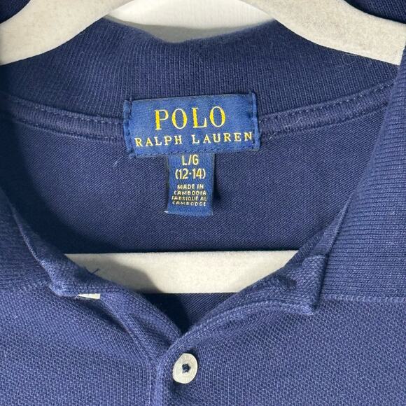 Polo Ralph Lauren Classic Girls Collared Dress size L 12-14 - Picture 5 of 7